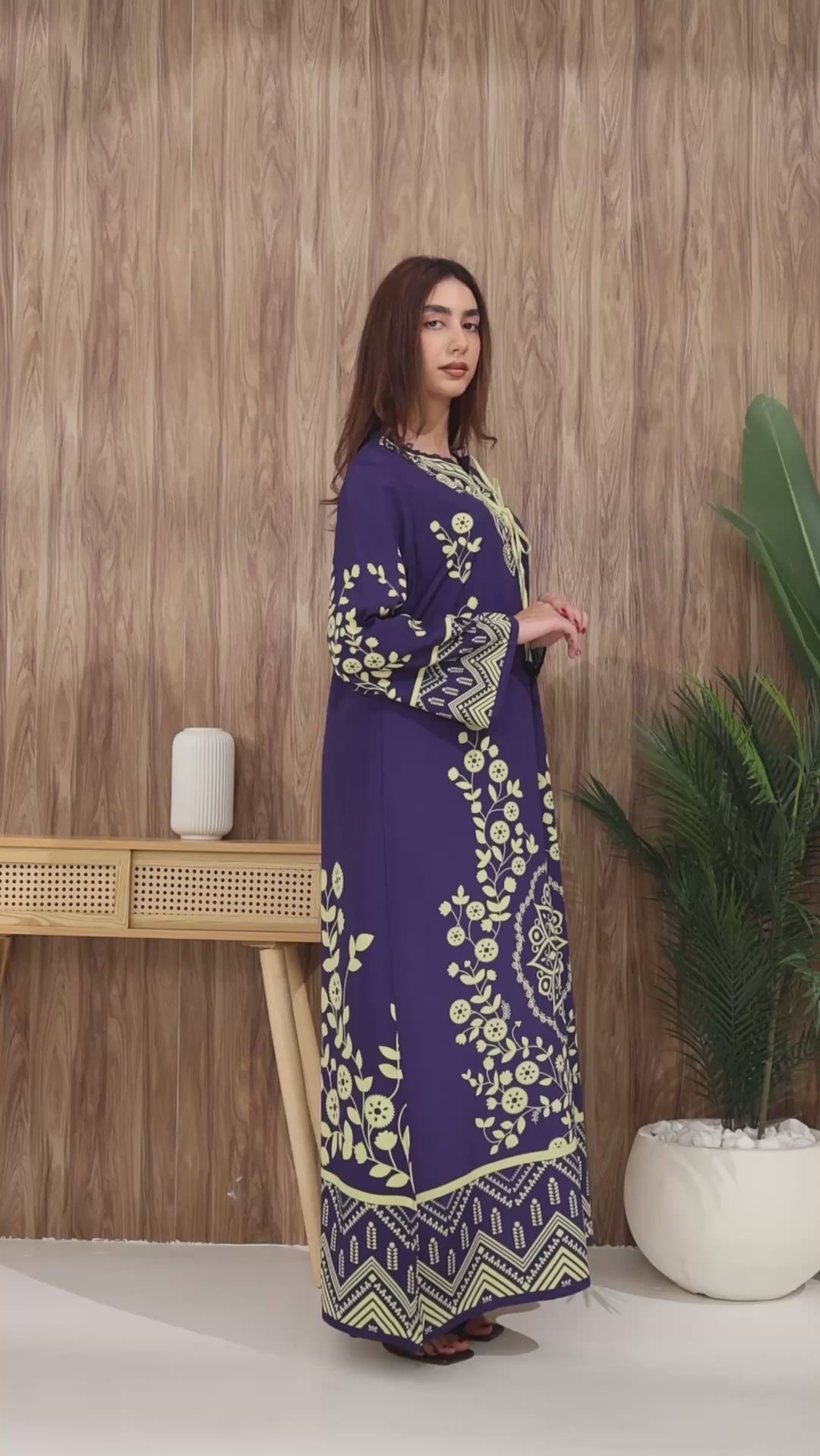 Aurelya Lune Kaftan Dress